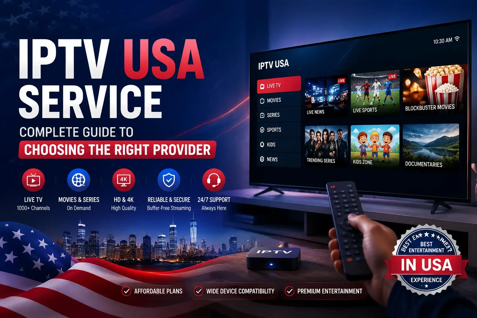 IPTV USA Service Complete Guide to Choosing the Right Provider